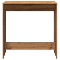 Bartafel 102x50x103,5 cm bewerkt hout artisanaal eikenkleur - thumbnail