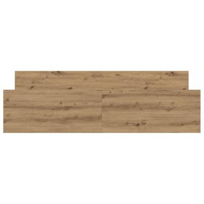 Bedframe zonder matras spaanplaat artisanaal eikenkleurig