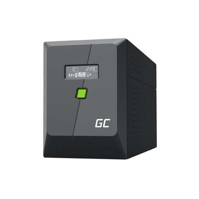 Green Cell UPS Line-interactive 1,5 kVA 900 W 4 AC-uitgang(en)