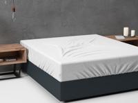 Sleeptime - Hotel Flanel Hoeslaken - Wit - 90 x 200 - thumbnail