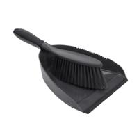 Dutch House stoffer en blik antraciet - thumbnail