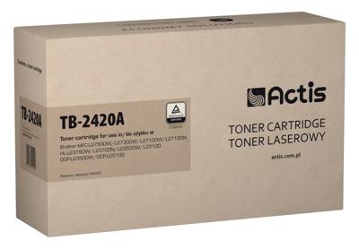Actis TB-2420A Toner für Brother Drucker; Ersatztoner Brother TN-2420A; Supreme; 3000 Seiten; schwarz)