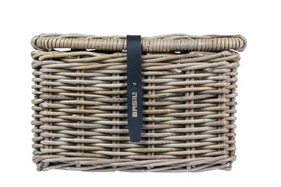 Basil Fietsmand dax small grijs met deksel Basil Fietsmand dax small grijs met deksel