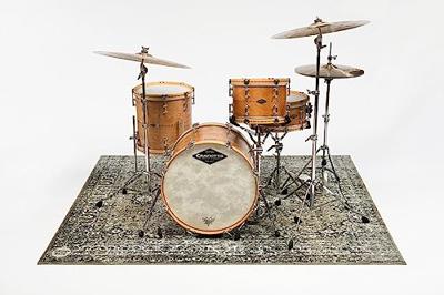 DRUMnBASE VP185-GRN Vintage Persian Green drum/stage mat 185 x 160 cm