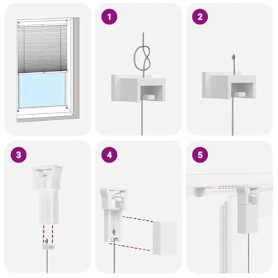 Plissjaloezie 110x200 cm crme