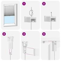 Plissjaloezie 110x200 cm crme - thumbnail