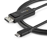 StarTech.com 1m USB-C to DisplayPort 1.2 Kabel 4K 60Hz - Bidirectionele en Omkeerbare DP naar USB-C of USB-C naar DP Video Adapter Kabel - HBR2/HDR - USB Type-C/TB3 Monitorkabel - thumbnail