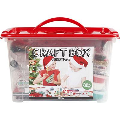 Creativ Company Hobbybox rood met creatieve materialen