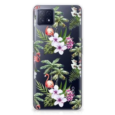 OPPO A53 5G | OPPO A73 5G | TPU Hoesje | Flamingo Palms
