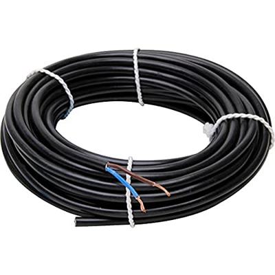 Kopp 152210845 Geïsoleerde kabel H03VV-F 2 x 0.75 mm² Zwart 10 m