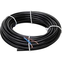 Kopp 152210845 Geïsoleerde kabel H03VV-F 2 x 0.75 mm² Zwart 10 m - thumbnail