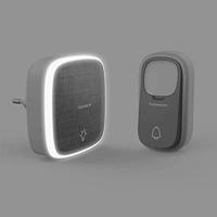 Thomson 513133 Complete set voor Draadloze deurbel Batterijloos, Met naambord - thumbnail