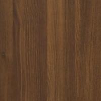 Dressoir 34,5x34x90 cm bewerkt hout bruineikenkleurig - thumbnail