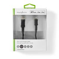 Apple Lightning Cable | Apple Lightning 8-Pin Male - USB-C | 2.0 m | Zwart - thumbnail