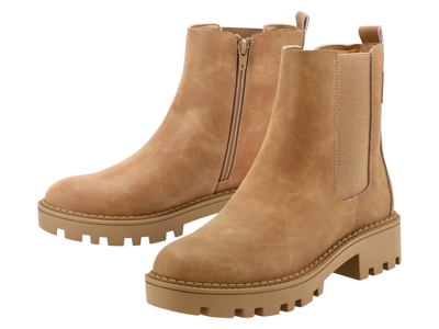 esmara Dames enkellaarsjes (Beige, 40)