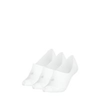 Calvin Klein Footies Dames Mid Cut 3-pack Wit-35/38 - thumbnail