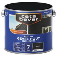 Cetabever Gevelhout Snel Beits Dekkend Zijdemat - Zwart - 2,5 liter - thumbnail