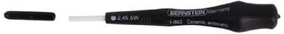 Afregelschroevendraaier met keramische kling, zeskantig, 2,45 mm SW Bernstein Tools for Electronics 1-862