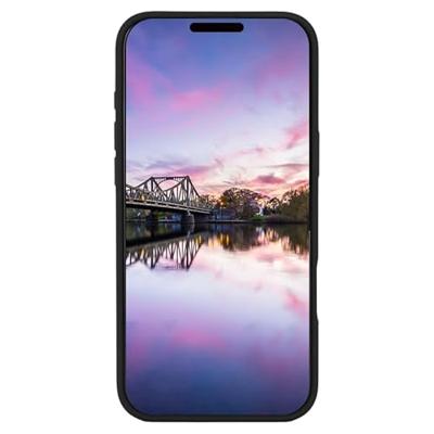 JT Berlin SilikonCase Steglitz Backcover Apple iPhone 16 Pro Max Zwart Inductieve lading, MagSafe compatible