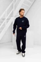 Knitted Trainingspak Heren Navy - thumbnail
