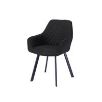 Eetkamerstoel Silves Antraciet - Set van 2 - thumbnail