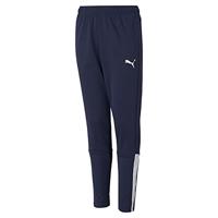 PUMA teamLIGA Trainingsbroek Kids Donkerblauw Wit - thumbnail