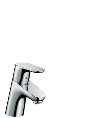 Hansgrohe Focus wastafelkraan 70 lowflow met waste chroom 31951000 Hansgrohe Focus wastafelkraan 70 lowflow met waste chroom 31951000