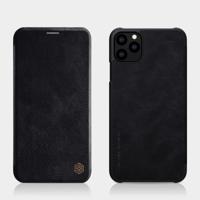 NILLKIN QIN Series Crazy Horse Texture Horizontal Flip Leather Case with Card Slot(Black) - thumbnail