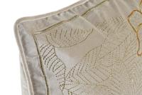Kussen DKD Home Decor Gouden 45 x 10 x 45 cm Blommor - thumbnail