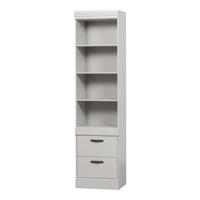 WOOOD Boekenkast 'Bold' Grenen, 215 x 54cm, kleur Sneeuwwit - thumbnail
