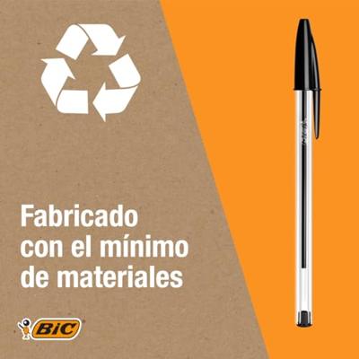 Bic Cristal balpen, medium, assorti, blister van 8 + 2 GRATIS