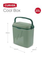 Toeristische koelkast groen 20L 262272 CURVER - thumbnail