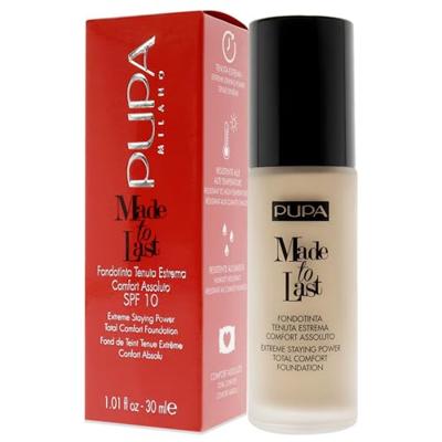 PUPA Made to Last Total Comfort Foundation Natural Beige 30ml PUPA Made to Last Total Comfort Foundation Natural Beige 30ml