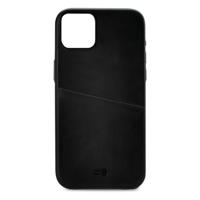Senza Pure Leather Cover with Card Slot Apple iPhone 14 Plus Deep Black - thumbnail