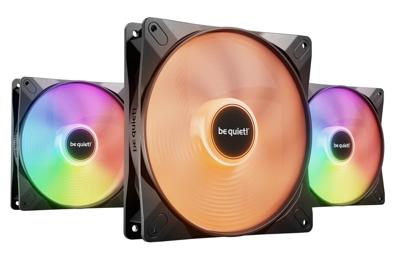 Be Quiet! light wings lx pwm high-speed rgb case fans (zwart, 3 stuks, 140 x 140 x 25 mm)