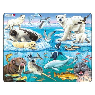 Selecta Larsen legpuzzel dieren - pooldieren, 75st.