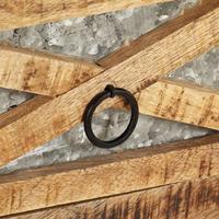 Wandtafel 110x30x76 cm massief mangohout - thumbnail