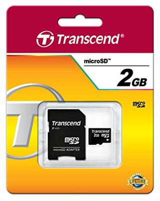 Transcend TS2GUSD microSD-kaart Industrial 2 GB Class 2 Incl. SD-adapter