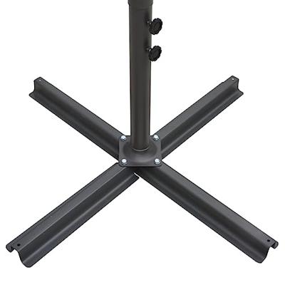 VidaXL Parasol dubbel met stalen paal 250x250 cm groen