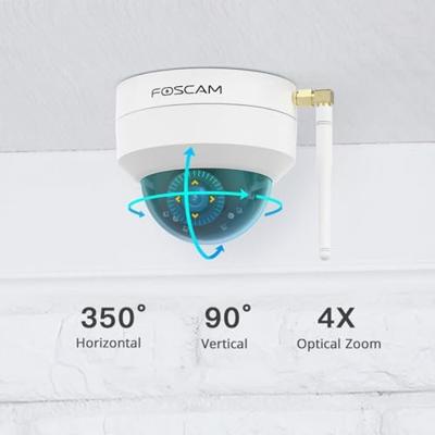 Foscam D4Z Dual Band WiFi PTZ beveiligingscamera - thumbnail