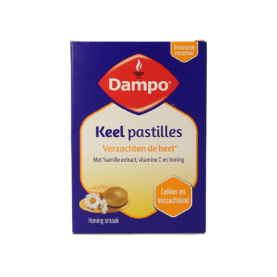 Dampo Keelpastilles Kamille, Honing & Vitamine C Dampo Keelpastilles Kamille, Honing & Vitamine C