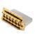 Fender Vintage-Style Strat Bridge Assembly Gold brug voor diverse Fender gitaren