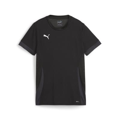 PUMA teamGOAL Voetbalshirt Dames Zwart Donkergrijs Wit