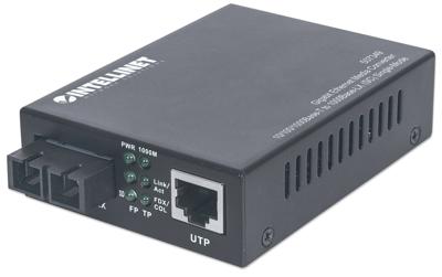 Intellinet 507349 Netwerk mediaconverter SC Duplex 1 GBit/s