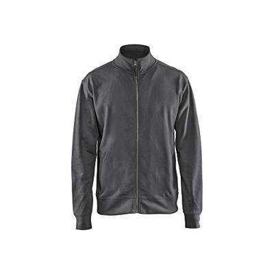 Blåkläder Sweatshirt met Rits 33711158 | Donkergrijs | Maat XL - 00.183.012.06