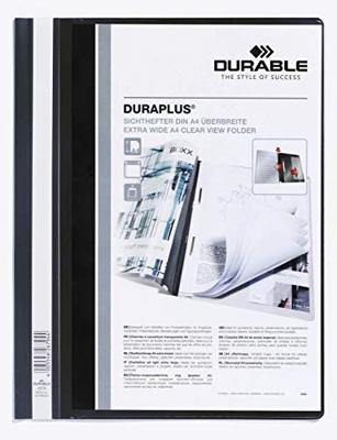 Documentenhouder Durable Duraplus Zwart Transparant A4 25 Onderdelen