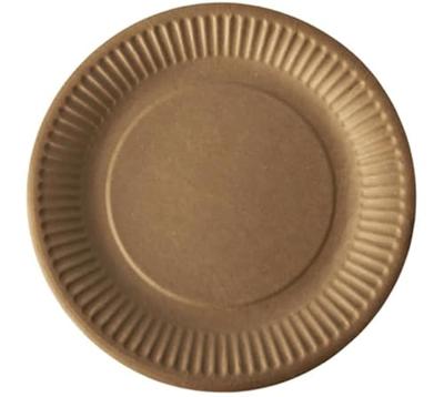 Bord Papstar 190mm karton bruin 50 stuks