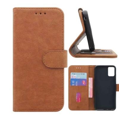 Samsung Galaxy A71 | Bookcase | Bruin met Standaard Samsung Galaxy A71 | Bookcase | Bruin met Standaard