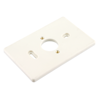 Enzo Montageplaat 2-voudig wit 4050720 - thumbnail