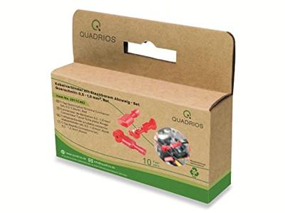 Quadrios 2011C402 2011C402 Aftakconnector Flexibel: 0.5-1 mm² Massief: 0.5-1 mm² Aantal polen: 2 20 stuk(s) Rood